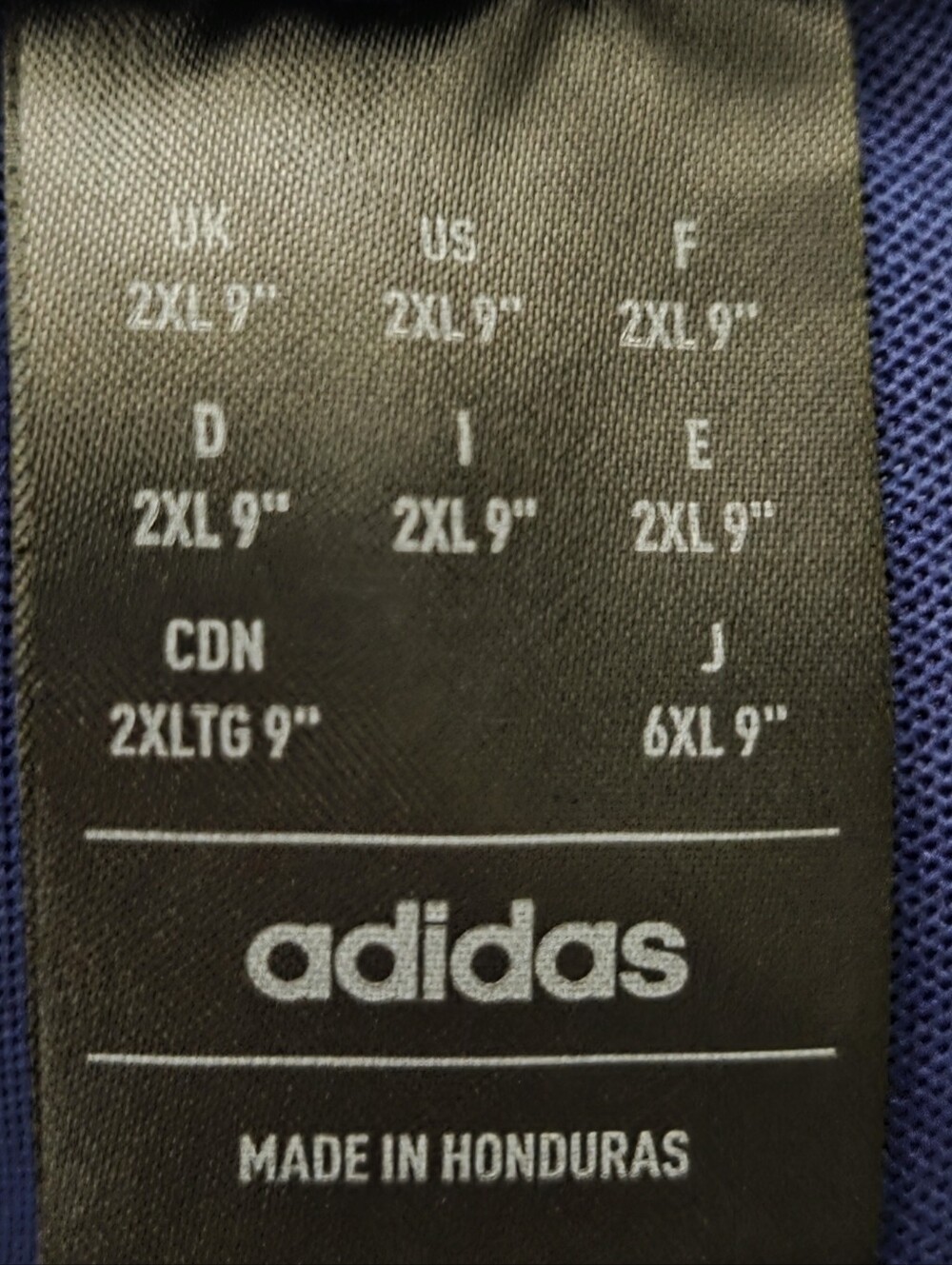 adidas Blue Athletic Shorts with White and Black Accents - Picture 3 of 4